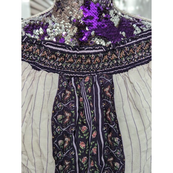 Xhilaration Plus Size 3X oversized off shoulder flowy boho mini dress - Picture 4 of 9